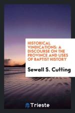 Historical Vindications af Sewall S Cutting