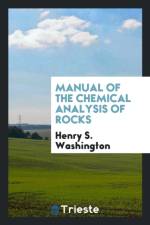 Manual of the Chemical Analysis of Rocks af Henry S Washington