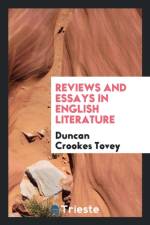 Reviews and Essays in English Literature af Duncan C Tovey