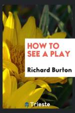 How to See a Play af Richard (University of Glasgow) Burton