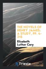 Novels of Henry James af Elisabeth Luther Cary