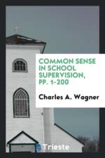 Common Sense in School Supervision, Pp. 1-200 af Charles A Wagner