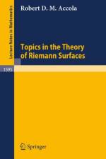 Topics in the Theory of Riemann Surfaces af Robert D.M. Accola