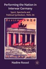 Performing the Nation in Interwar Germany af N. Rossol