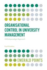Organisational Control in University Management af Eneli (University of Tartu Kindsiko