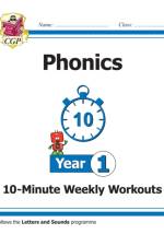 KS1 Year 1 English Phonics 10-Minute Weekly Workouts af CGP Books