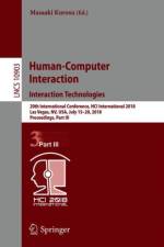 Human-Computer Interaction. Interaction Technologies
