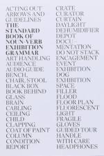 The Standard Book of Noun-Verb Exhibition af Niekolaas Johannes Lekkerkerk