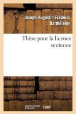 These Pour La License Soutenue af Jean-Jacques Barthelemy