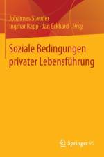 Soziale Bedingungen Privater Lebensfuhrung