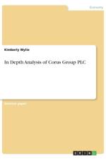 In Depth Analysis of Corus Group PLC af Kimberly Wylie