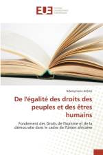 de Legalite Des Droits Des Peuples Et Des Etres Humains af Jerome-N