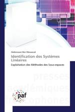 Identification Des Systemes Lineaires af Messaoud-A