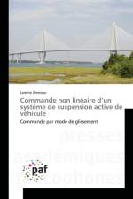 Commande Non Lineaire d'Un Systeme de Suspension Active de Vehicule af Ammour-L