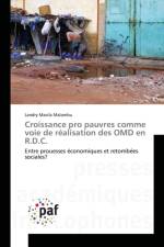 Croissance Pro Pauvres Comme Voie de Realisation Des Omd En R.D.C. af Malambu-L