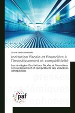 Incitation Fiscale Et Financiere A l'Investissement Et Competitivite af Bambado-G
