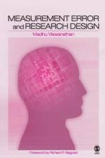 Measurement Error and Research Design af Madhubalan Viswanathan