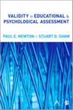 Validity in Educational and Psychological Assessment af Paul E Newton