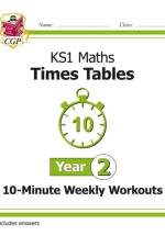 KS1 Year 2 Maths Times Tables 10-Minute Weekly Workouts af CGP Books