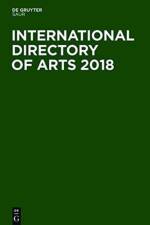 International Directory of Arts 2018 af Walter De Gruyter