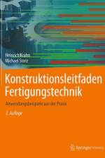 Konstruktionsleitfaden Fertigungstechnik af Heinrich Krahn