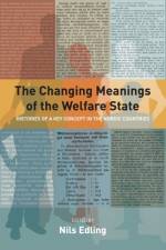 Changing Meanings of the Welfare State af Nils Edling