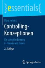 Controlling-Konzeptionen af Boris Hubert