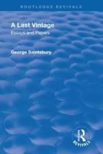 Revival: A Last Vintage (1950) af George Edward Bateman Saintsbury