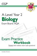 A-Level Biology: AQA Year 2 Exam Practice Workbook - includes Answers af CGP Books