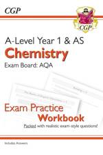 A-Level Chemistry: AQA Year 1 & AS Exam Practice Workbook - includes Answers af CGP Books