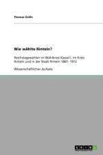 Wie wahlte Rinteln? af Thomas Grafe