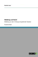 Mobbing und Recht af Karsten Lenz