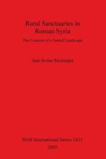 Rural Sanctuaries in Roman Syria af Ann Irvine Steinsapir