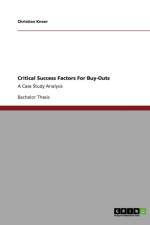 Critical Success Factors For Buy-Outs af Christian Kneer