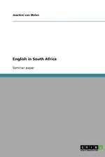 English in South Africa af Joachim von Meien