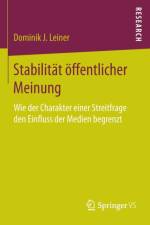 Stabilitat OEffentlicher Meinung af Dominik J Leiner