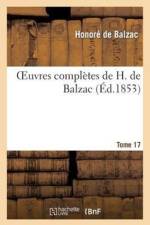 Oeuvres Completes de H. de Balzac. T17 af Honore de Balzac