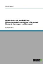 Institutionen der betrieblichen Mitbestimmung in den Landern Danemark, Finnland, Norwegen und Schweden af Thomas Muller
