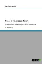 Frauen in Fuhrungspositionen af Eva Scheller-Botschi