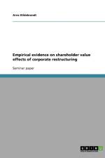 Empirical evidence on shareholder value effects of corporate restructuring af Arne Hildebrandt