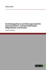 Bindungstheorie ALS Erklarungsmodell Fur Kommunikations- Und Sprachstorungen? af Stefan Hirsch