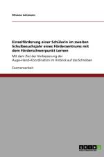 Einzelfoerderung einer Schulerin im zweiten Schulbesuchsjahr eines Foerderzentrums mit dem Foerderschwerpunkt Lernen af Silvana Lehmann