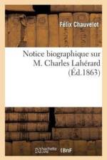 Notice Biographique Sur M. Charles Laherard af Carrier