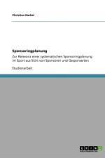 Sponsoringplanung af Christian Hackel