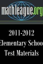 Elementary School Test Materials 2011-2012 af Tim Sanders