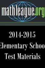 Elementary School Test Materials 2014-2015 af Tim Sanders