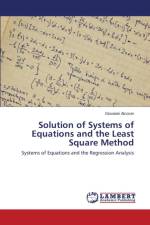 Solution of Systems of Equations and the Least Square Method af Alcocer Giovanni