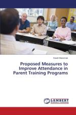 Proposed Measures to Improve Attendance in Parent Training Programs af Glassman David