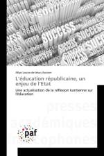L'education republicaine, un enjeu de l'Etat af Afiyo Louise de Jesus Assivon
