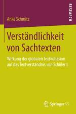 Verstandlichkeit von Sachtexten af Anke Schmitz